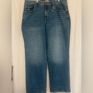 Lane Bryant Blue Straight Leg Jeans
